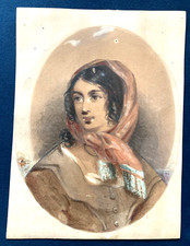 Antique portrait painting for sale  SUNBURY-ON-THAMES