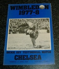 Wimbledon chelsea 1977 for sale  UK