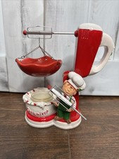 Yankee Candle Christmas Chrismixer Baker Elf Bolo Mixer Queimador Aquecedor de Torta Pendurar comprar usado  Enviando para Brazil