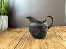 ANTIGO JARRO CREMOSO FOLHA ACANTO QUERUBIM BASALTO PRETO DO SÉCULO 19 MADEIRA DE CUNHA? comprar usado  Enviando para Brazil
