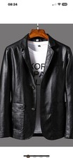 Lederjacke langjacke herren gebraucht kaufen  Duisburg