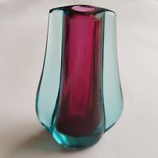 Vaso de vidro arte Murano Itália Sommerso Flavio Poli Seguso alado 11cm vintage Veneza comprar usado  Enviando para Brazil