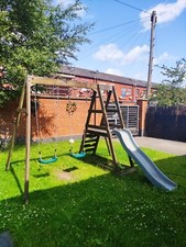 Seater wooden swing for sale  BOLTON