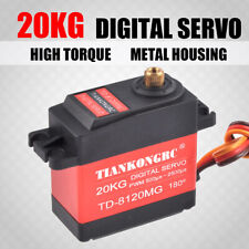 20KG Torque Metal Gear Servo 90 180 270 360 graus rotação contínua Para Rc, usado comprar usado  Enviando para Brazil