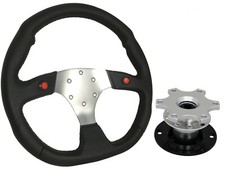 Chrome steering wheel for sale  PETERBOROUGH