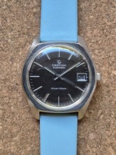 Vintage 1977 Certina Blue Ribbon Grey Dial Special Edition 50 years Volvo comprar usado  Enviando para Brazil