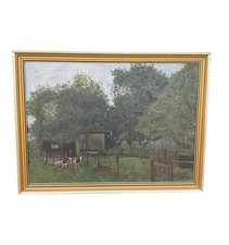 Oil painting pastoral for sale  PETERBOROUGH