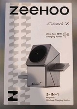 Estação de carregamento sem fio ZEEHOO, CubeTrick-X Qi2 15W carga rápida, 3 em 1 comprar usado  Enviando para Brazil