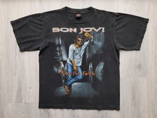 Camiseta Vintage Anos 90 Bon Jovi Keep the Faith, Keep The Faith Bon Jovi, L 42-44, usado comprar usado  Enviando para Brazil