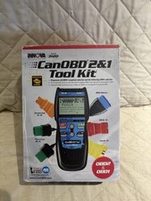 Kit de ferramentas de digitalização de veículos INNOVA Equus 3120d CanOBD 2 e 1 com adaptadores e cabos OBD, usado comprar usado  Enviando para Brazil