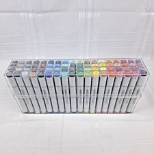 Conjunto de 72 marcadores Copic Sketch A tinta álcool ponta dupla usado excelente estado comprar usado  Enviando para Brazil