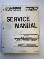 Mercury Mariner Outboard 90-817643R1 Service Manual 45 Jet 50 55 60 SeaPro bn1, usado comprar usado Mercury Mariner Outboard 90-817643R1 Service Manual 45 Jet 50 55 60 SeaPro bn1, usado comprar usado  Enviando para Brazil