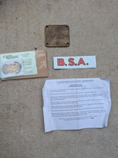 Bsa gearbox badge for sale  BARNSLEY