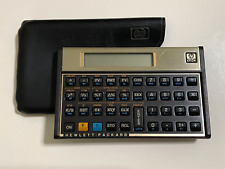 Calculadora financeira Hewlett Packard HP 12C cor dourada com estojo, funciona vintage, usado comprar usado  Enviando para Brazil