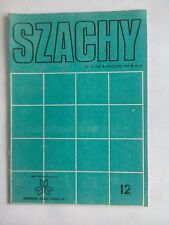 Czasopismo Szachy nr 12/1982 na sprzedaż  PL