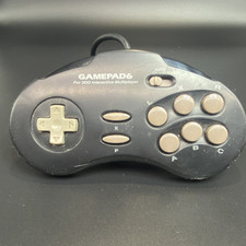 Controle GamePad 6 para Panisonic 3DO modelo P-1201 6 botões cabo longo de disparo automático comprar usado  Enviando para Brazil