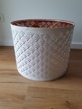 Lampenschirm weiß rosegold gebraucht kaufen  Kremmen