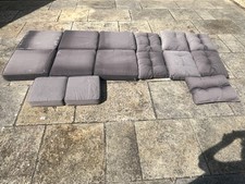 Grey outdoor cushions for sale  DIDCOT