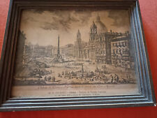 Quadro antico veduta usato  Campi Bisenzio