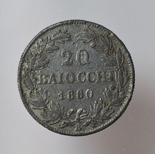 Moneta baiocchi 1860 usato  Monte di Procida
