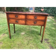 Antique serpentine sideboard for sale  ABERGAVENNY