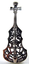 Miniatura de prata esterlina instrumento de cordas viola baixo #514 comprar usado  Enviando para Brazil