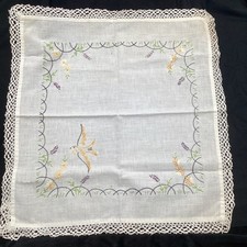 Hand embroidered linen for sale  Llano