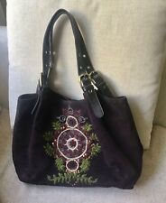 Tasche dunkelbraun wildleder gebraucht kaufen  München