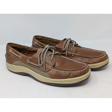 Sapatos de barco Sperry Top Sider masculino 9.5 Billfish 3 olhos couro marrom 0799320 comprar usado  Enviando para Brazil