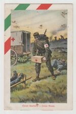 CORPO SANITARIO CROCEROSSA VIAGGIATA 1916 FP #1136 segunda mano  Embacar hacia Argentina