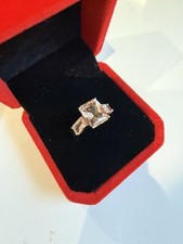 Morganite rose gold for sale  LONDON