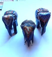 Set carved painted for sale  WORCESTER