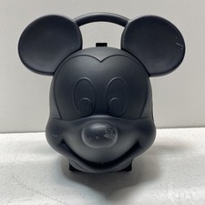 Usado, Lancheira de plástico vintage dos anos 1980 Walt Disney Company Mickey Mouse (toda preta) comprar usado  Enviando para Brazil
