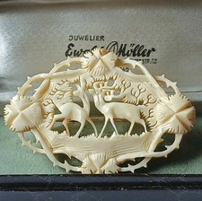 Jugendstil brosche filigrane gebraucht kaufen  Berlin