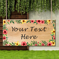 Personalised wooden hanging for sale  UK