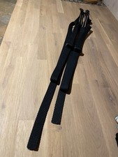 Black elasticated webbing for sale  FORDINGBRIDGE