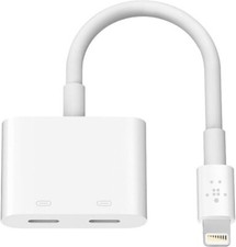 Usado, Belkin MFi-Certified Lightning Audio + adaptador de carga para iPhone 14 13 12 11 comprar usado  Enviando para Brazil