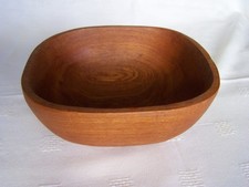 Teakholz schale schüssel gebraucht kaufen  Deutschland