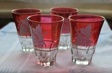 Vintage cranberry red for sale  LONDON