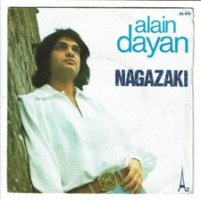 Vinil Alain Dayan 45 RPM Sp 7 "Nagazaki - Toi Ma água doce - Az Sg 575 Vgc = comprar usado  Enviando para Brazil