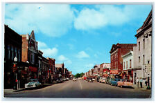 Cartão postal antigo 1959 5th Avenue Business District antigo Wisconsin WI comprar usado  Enviando para Brazil