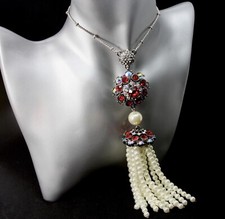 Rhodium plated long for sale  Sunnyvale