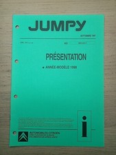 (346B) Manuel d'atelier CITROEN Jumpy - Présentation, Année Modèle 1998. comprar usado  Enviando para Brazil