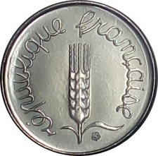 Vème république centime d'occasion  Plaisance