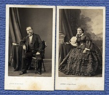 Cdv. .2. portraits d'occasion  Tours-