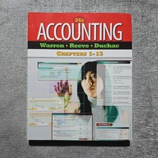 Accounting: Chapters 1-13 by James M. Reeve, Carl Warren and Jonathan comprar usado  Enviando para Brazil