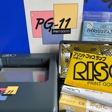 Raro RISO Print Gocco PG-11 Kit de Serigrafía De Colección Japón con Tintas Lámparas Pluma segunda mano  Embacar hacia Mexico
