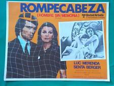 1974 SENTA BERGER LUC MERENDA PUZZLE Terror GIALLO Crime CARTÃO DE LOBBY MEXICANO 5 comprar usado  Enviando para Brazil