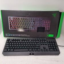 Teclado mecânico para jogos Razer Blackwidow com fio EUA RGB retroiluminado preto RZ03-0286 comprar usado  Enviando para Brazil