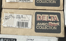 Delta 2710-PB -- Torneira de banheira de hidromassagem romana botão de duas alças em latão polido, usado comprar usado  Enviando para Brazil